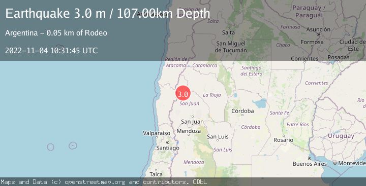 Map of SAN JUAN, ARGENTINA