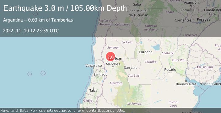 Map of SAN JUAN, ARGENTINA