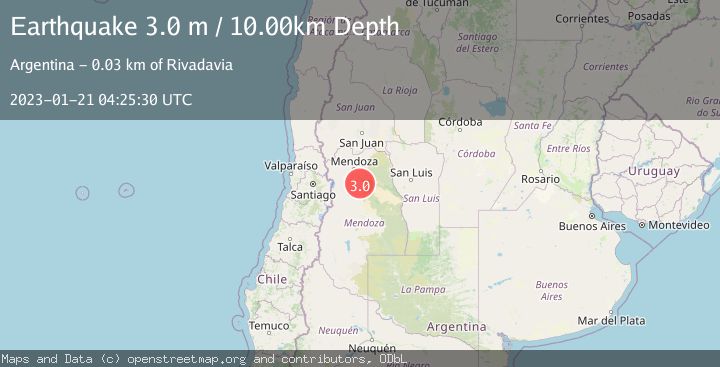 Map of MENDOZA, ARGENTINA