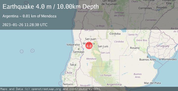 Map of MENDOZA, ARGENTINA
