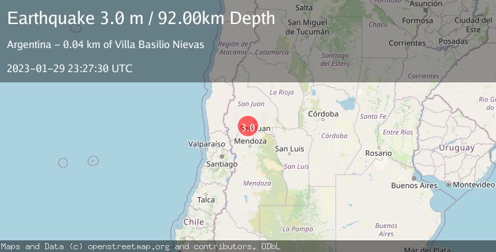 Map of SAN JUAN, ARGENTINA