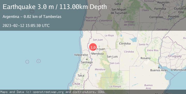 Map of SAN JUAN, ARGENTINA