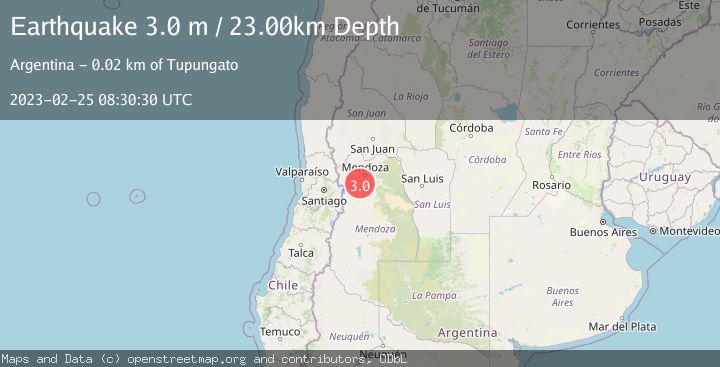 Map of MENDOZA, ARGENTINA