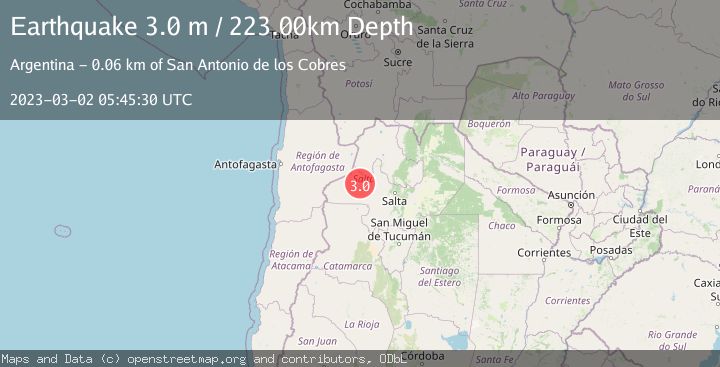 Map of SALTA, ARGENTINA