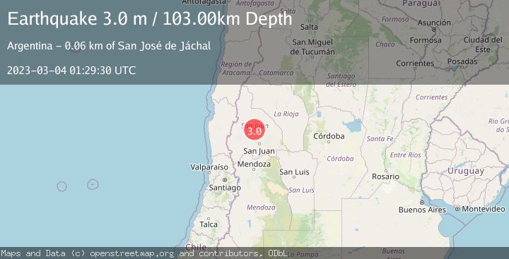 Map of SAN JUAN, ARGENTINA