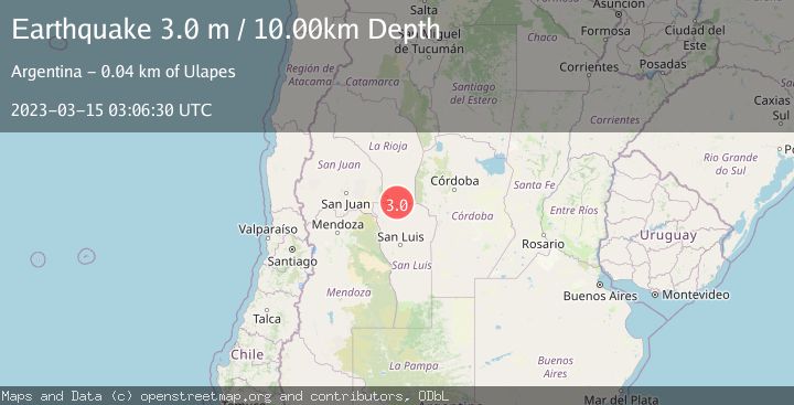 Map of LA RIOJA, ARGENTINA