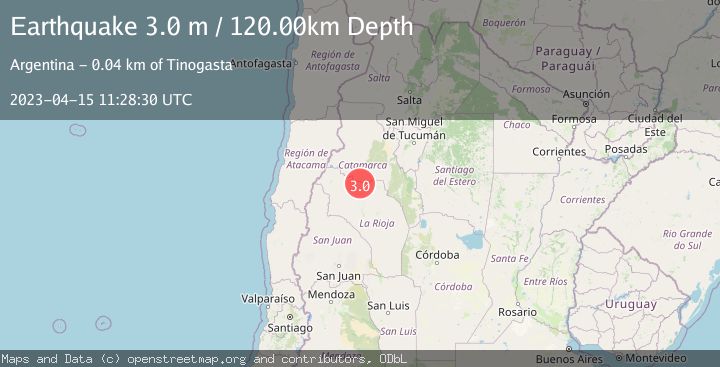 Map of LA RIOJA, ARGENTINA
