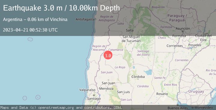 Map of LA RIOJA, ARGENTINA