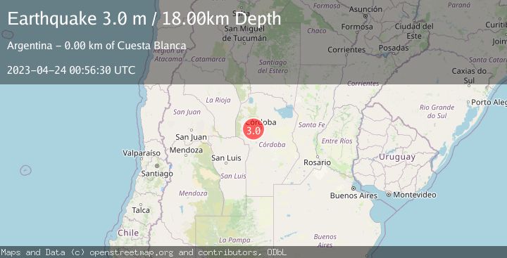 Map of CORDOBA, ARGENTINA