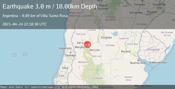 Map of SAN JUAN, ARGENTINA