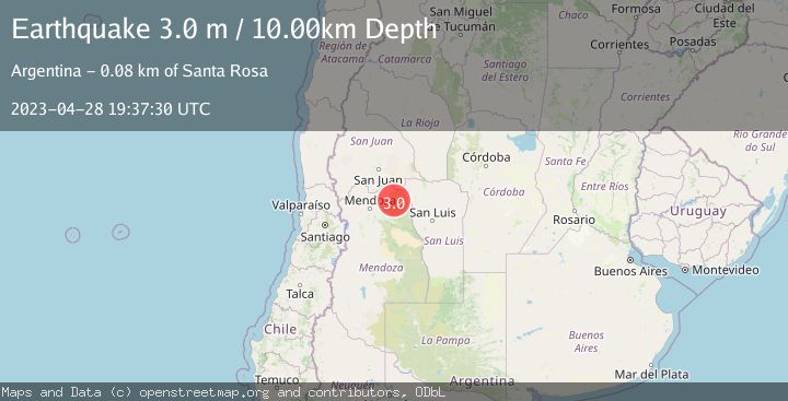 Map of MENDOZA, ARGENTINA