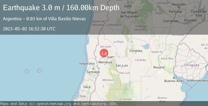 Map of SAN JUAN, ARGENTINA