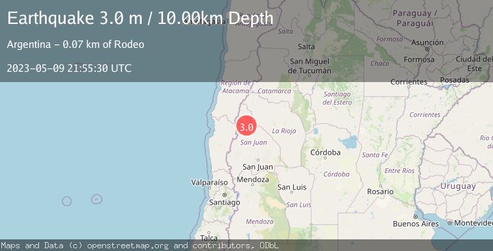 Map of SAN JUAN, ARGENTINA