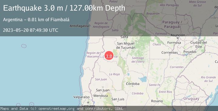 Map of CATAMARCA, ARGENTINA