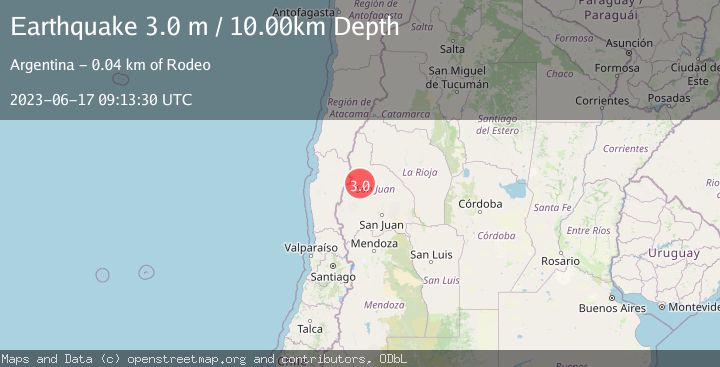 Map of SAN JUAN, ARGENTINA