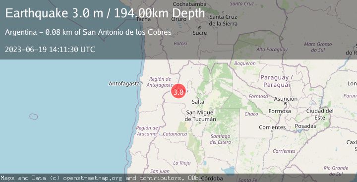 Map of SALTA, ARGENTINA
