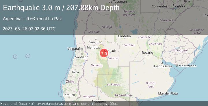Map of MENDOZA, ARGENTINA