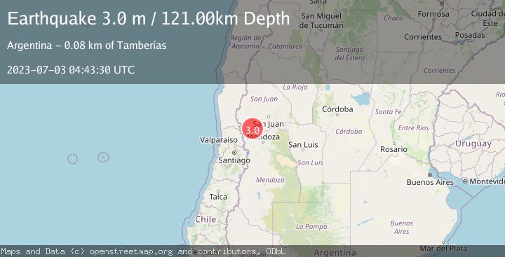 Map of MENDOZA, ARGENTINA