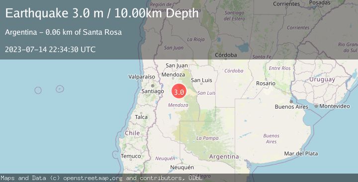 Map of MENDOZA, ARGENTINA