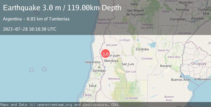 Map of SAN JUAN, ARGENTINA