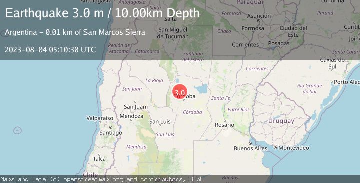 Map of CORDOBA, ARGENTINA