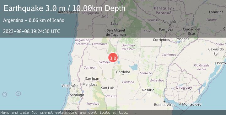 Map of CATAMARCA, ARGENTINA