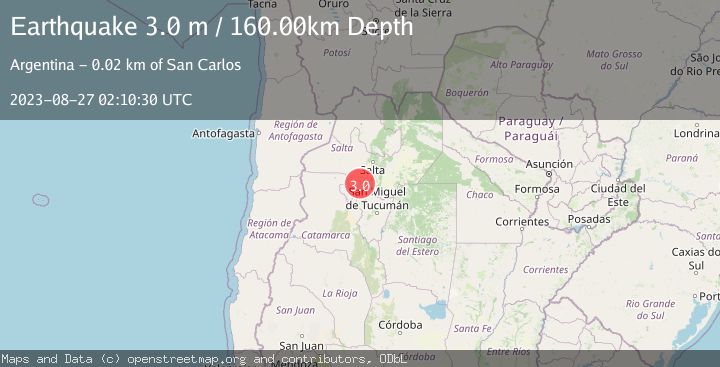 Map of SALTA, ARGENTINA