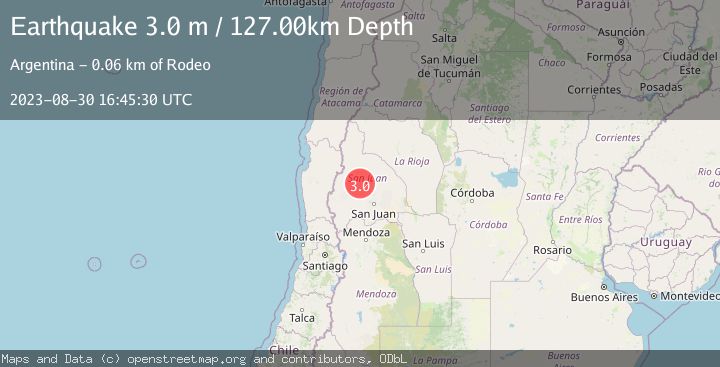 Map of SAN JUAN, ARGENTINA