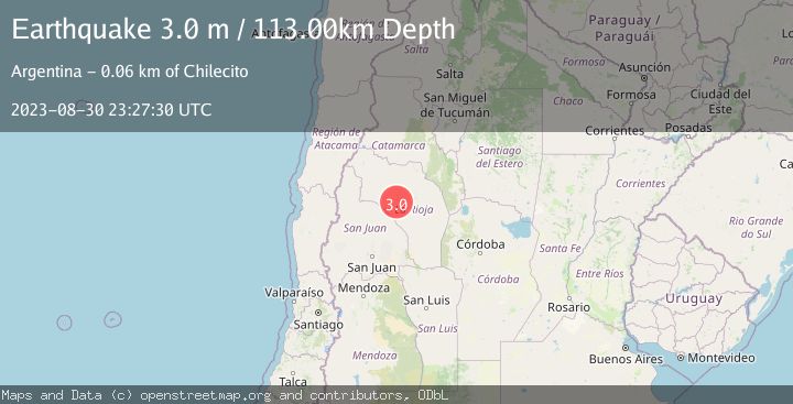 Map of LA RIOJA, ARGENTINA