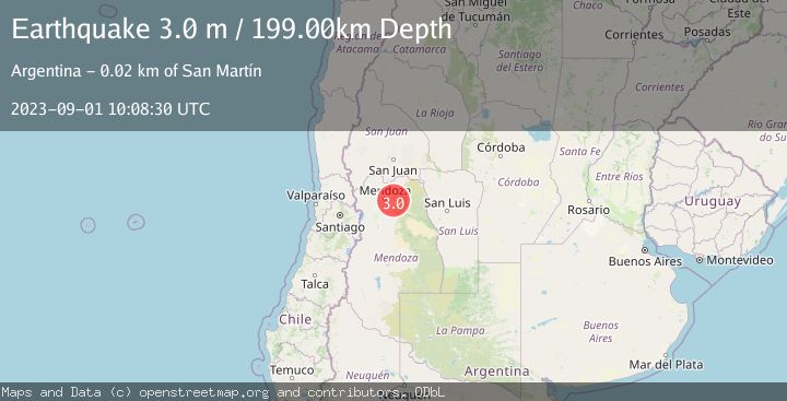 Map of MENDOZA, ARGENTINA