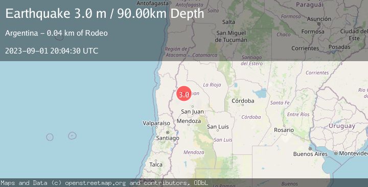 Map of SAN JUAN, ARGENTINA