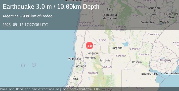 Map of SAN JUAN, ARGENTINA