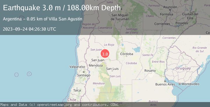 Map of SAN JUAN, ARGENTINA