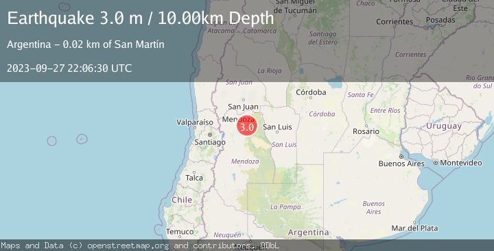 Map of MENDOZA, ARGENTINA