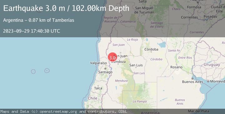 Map of SAN JUAN, ARGENTINA
