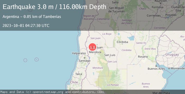 Map of SAN JUAN, ARGENTINA
