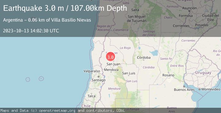 Map of SAN JUAN, ARGENTINA