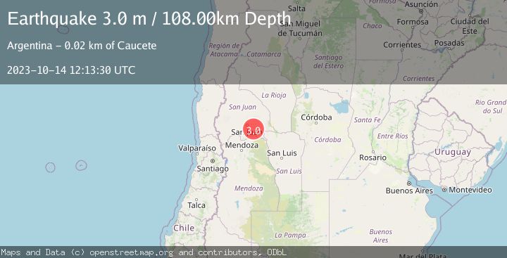Map of SAN JUAN, ARGENTINA