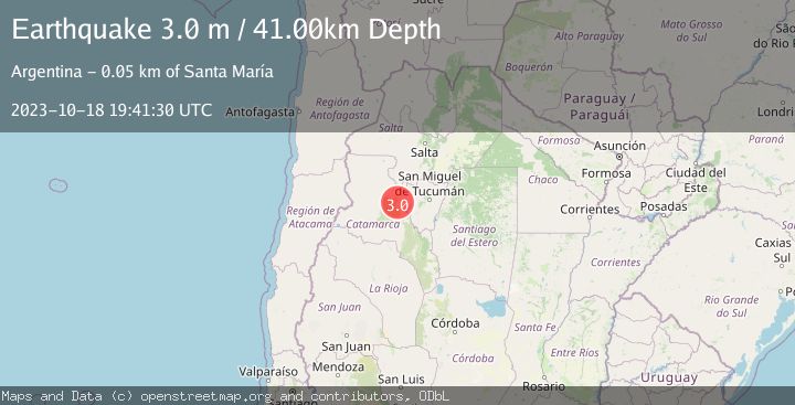 Map of CATAMARCA, ARGENTINA