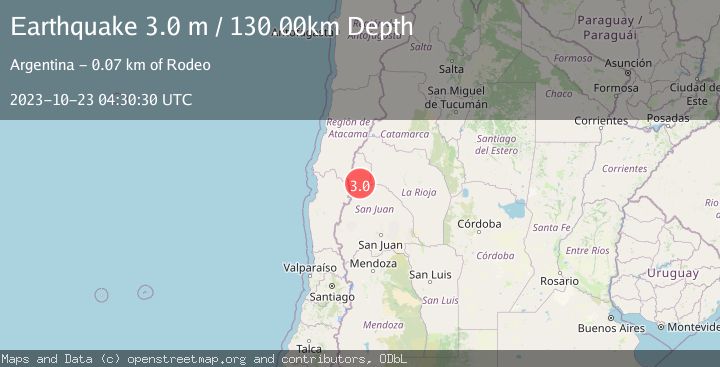 Map of SAN JUAN, ARGENTINA