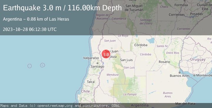 Map of MENDOZA, ARGENTINA