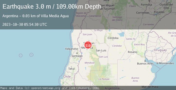 Map of MENDOZA, ARGENTINA