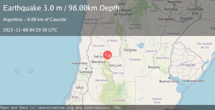 Map of SAN JUAN, ARGENTINA
