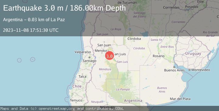 Map of MENDOZA, ARGENTINA