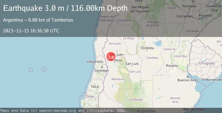 Map of MENDOZA, ARGENTINA