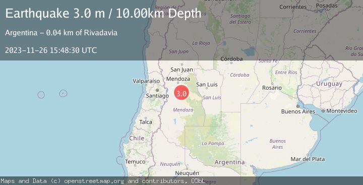 Map of MENDOZA, ARGENTINA