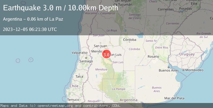 Map of MENDOZA, ARGENTINA