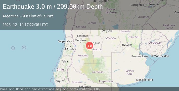 Map of MENDOZA, ARGENTINA