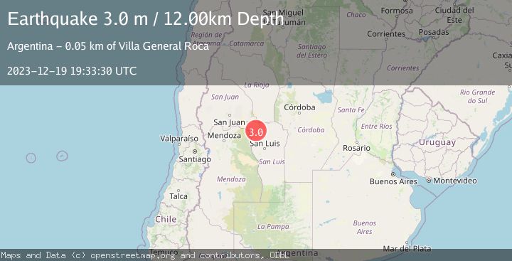 Map of SAN LUIS, ARGENTINA