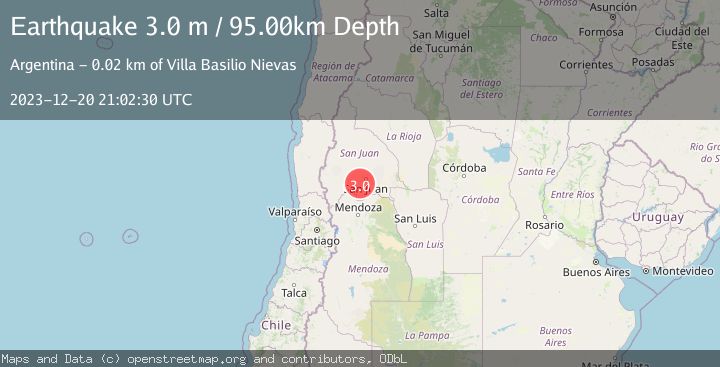 Map of SAN JUAN, ARGENTINA